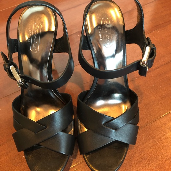 Coach Shoes - Coach sandals. Size 7. Great condition. Black